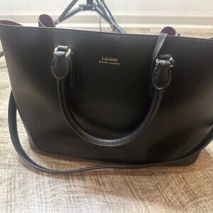 Black Ralph Lauren Satchel Handbag